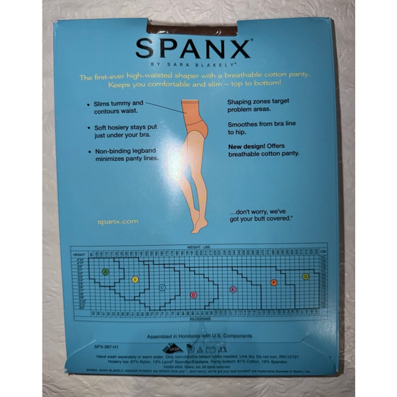 NWT Spanx Higher Power Brief High Waisted Shapewear Panty Size C Cocoa Shaping - Picture 2 of 3